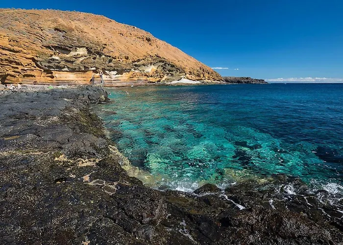 アパート Encantador Estudio Con Terraza Privada Y Espectaculares Vistas Al Mar En Costa Del Silencio, Cerca De Cristianos コスタ・デル・シレンチオ